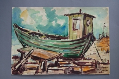 herbert lange (1920-2001) Koserow , 1972, Aquarell , 51 x 73 cm